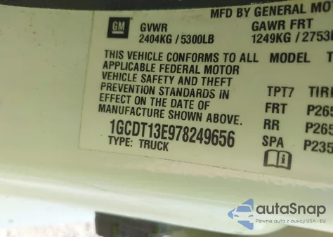 2007 Chevrolet Colorado Lt из США, поврежденный, VIN 1GCDT13E978249656